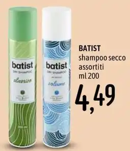 Emisfero batist shampoo secco offerta