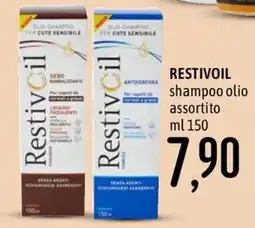 Emisfero Restivoil shampoo olio offerta