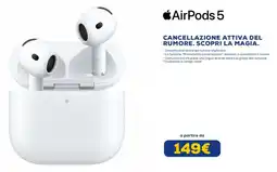 Euronics AirPods 5 offerta
