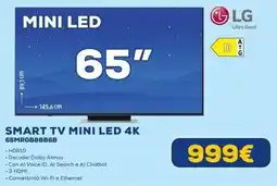 Euronics LG SMART TV MINI LED 4K offerta