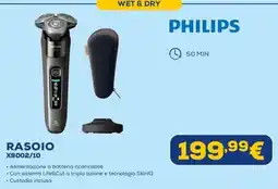 Euronics Philips Rasoio X9002/10 offerta