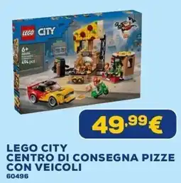 Euronics Lego City Centro di consegna pizze con veicoli offerta
