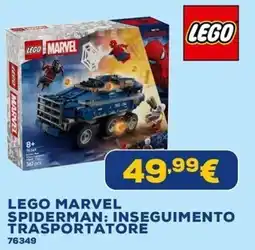Euronics Lego Marvel Spiderman: Inseguimento Trasportatore offerta