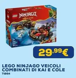Euronics LEGO NINJAGO VEICOLI COMBINATI DI KAI E COLE offerta