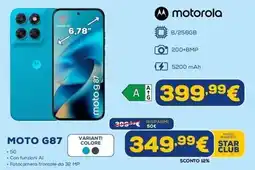 Euronics motorola moto g87 offerta