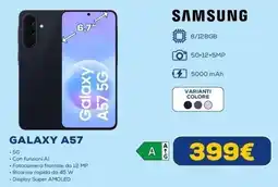 Euronics Samsung Galaxy A57 offerta