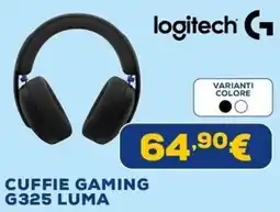 Euronics Logitech Cuffie Gaming G325 Luma offerta
