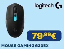 Euronics Logitech Mouse Gaming G305X offerta