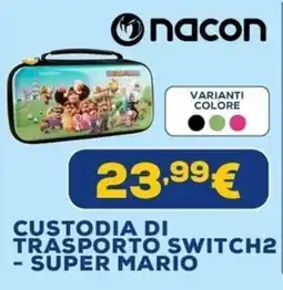 Euronics Nacon custodia di trasporto switch2 - super mario offerta