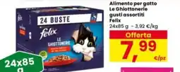Interspar Alimento per gatto Le Ghiottonerie Felix offerta