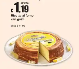 Sì con te Sbiziotta Ricotta al forno offerta