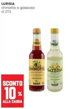 Panorama Lurisia chinotto o gassosa offerta