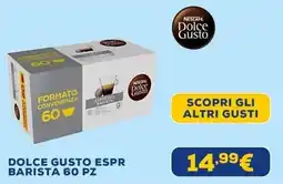Euronics Dolce Gusto Espresso Barista offerta