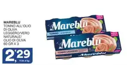 Quick Sisa Tonno all'olio di oliva Mareblu offerta
