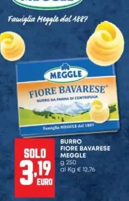 Panorama Burro fiore bavarese meggle offerta