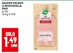 Panorama Mortadella Pam offerta