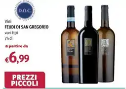 Futura Supermercati Vini Feudi di San Gregorio offerta