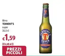 Futura Supermercati Birra Tennent's super offerta