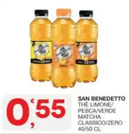 Quick Sisa San Benedetto Thè Limone/Pesca/Verde Matcha Classico/Zero offerta