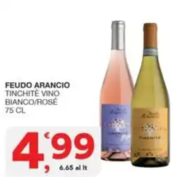 Quick Sisa Feudo Arancio Tinchitè vino bianco/rosé offerta