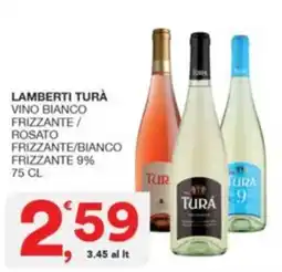 Quick Sisa Lamberti Turà vino bianco frizzante offerta