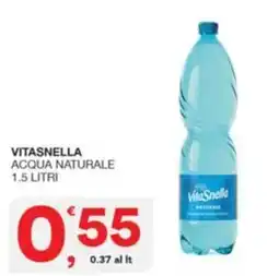 Quick Sisa Vitasnella acqua naturale offerta