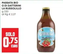 Panorama Passata bio datterini russolillo offerta