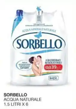 Quick Sisa Sorbello acqua naturale offerta
