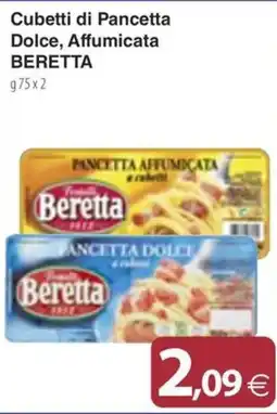 Docks Cash&Carry Cubetti di Pancetta Dolce, Affumicata Beretta offerta