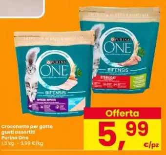 Crocchette per gatto gusti assortiti Purina One