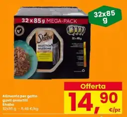Interspar Alimento per gatto gusti assortiti Sheba offerta