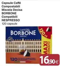 Docks Cash&Carry Capsule Caffé Compostabili Miscela Decisa Borbone offerta