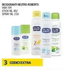 Superstore Coal Deodoranti neutro roberts offerta