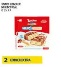 Superstore Coal Snack loacker milk & cereal offerta