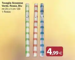 Docks Cash&Carry Tovaglia Scozzese offerta