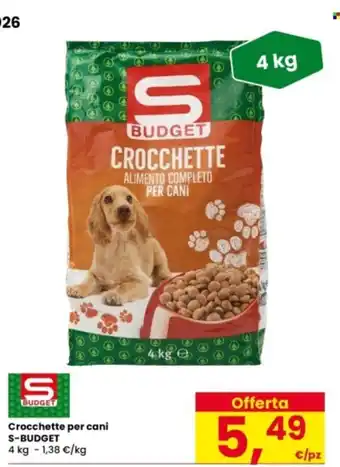 Crocchette per cani S-BUDGET