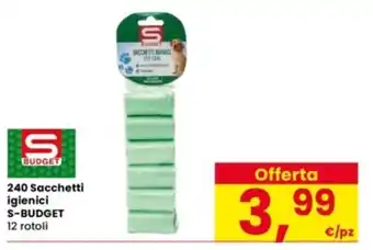 Sacchetti igienici S-BUDGET