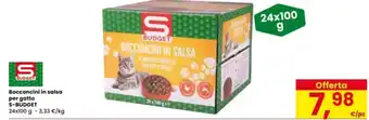 Bocconcini in salsa per gatto S-BUDGET