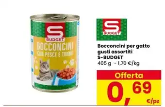 Bocconcini per gatto S-Budget