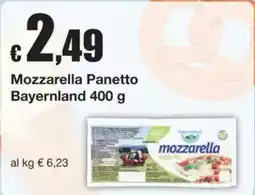 Sì con te Mozzarella Panetto Bayernland offerta