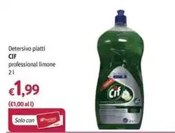 Futura Supermercati Detersivo piatti Cif professional limone offerta