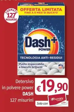Futura Supermercati Detersivo in polvere power DASH offerta