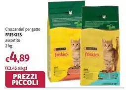 Futura Supermercati Croccantini per gatto Friskies assortito offerta