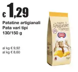 Sì con te Patatine artigianali Pata offerta