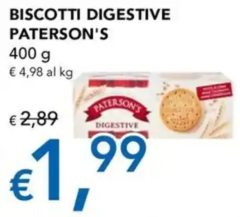 Biscotti digestive Paterson's