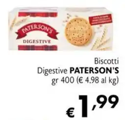 Maxi Supermercati Biscotti Digestive Paterson's offerta