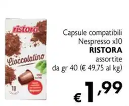 Maxi Supermercati Capsule compatibili Nespresso RISTORA offerta