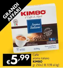 Maxi Supermercati Caffè aroma italiano KIMBO offerta