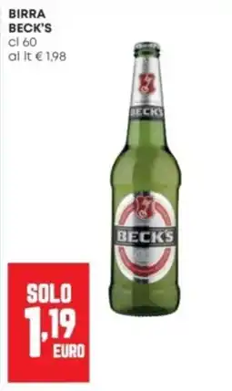 Panorama Birra Beck's offerta