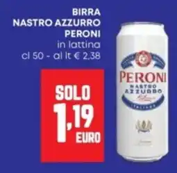 Panorama Birra Nastro Azzurro Peroni offerta